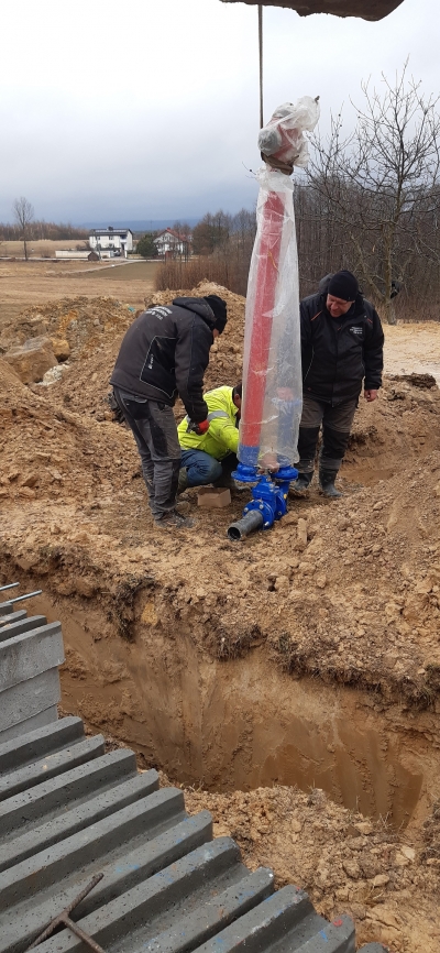 Zakończono remont sieci wodociągowej w msc. Wola Łagowska Bielowa
