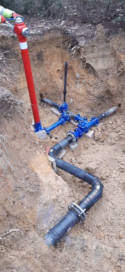 Remonty sieci wodociągowej na terenie Gminy Łagów